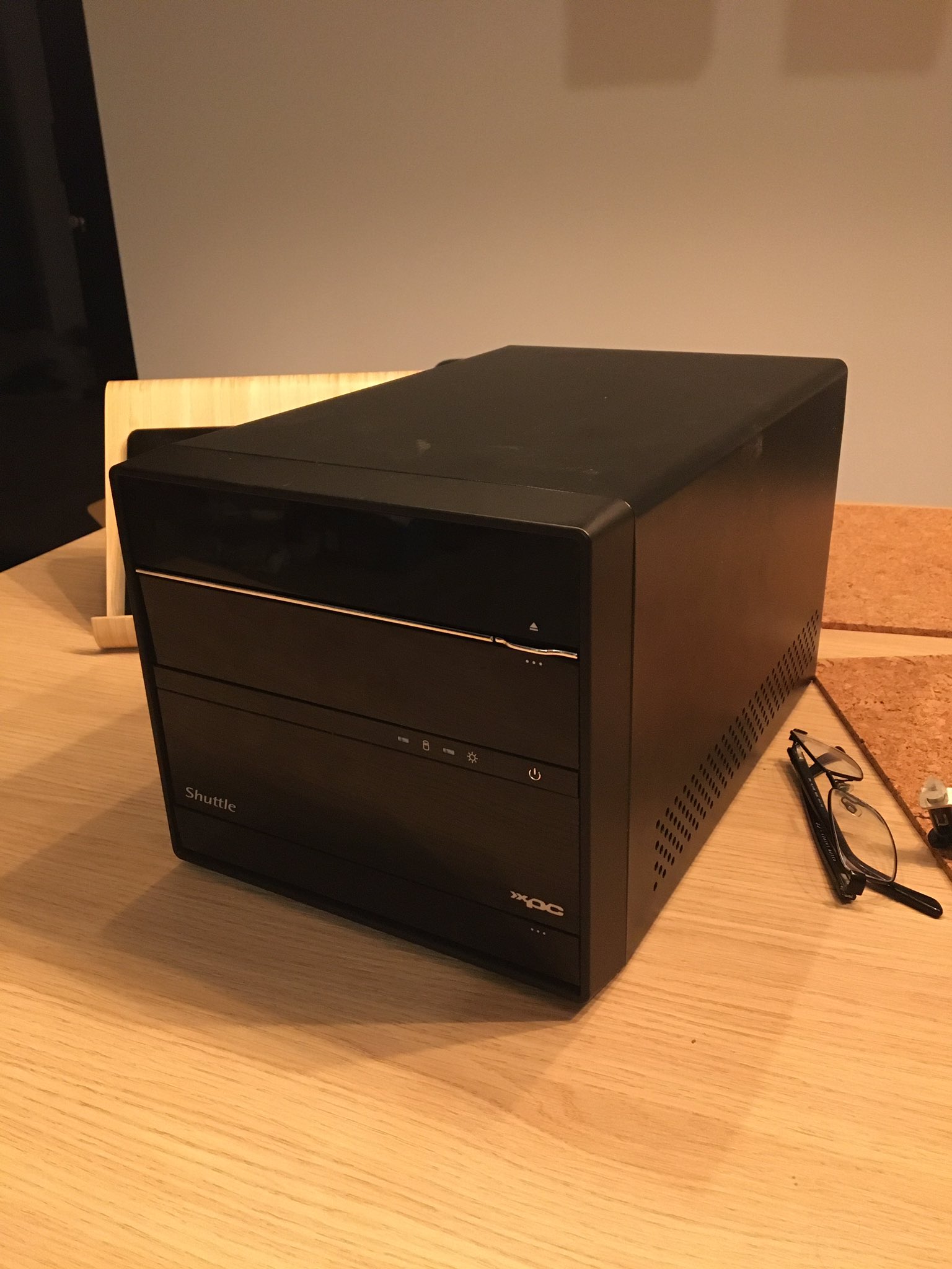 The small-form factor PC I got for free, It&rsquo;s about 19cm in height